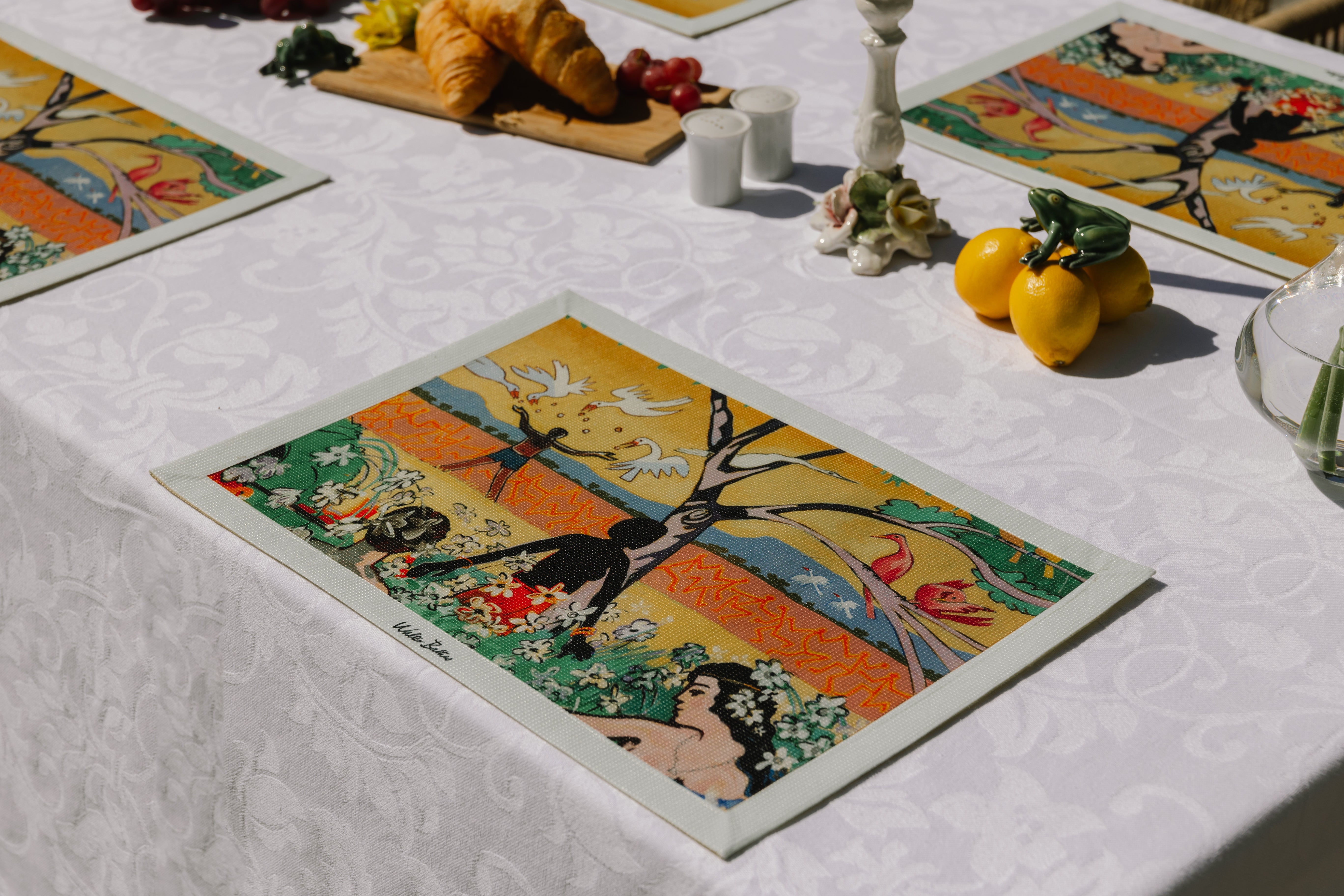 Boy Feeding Placemat